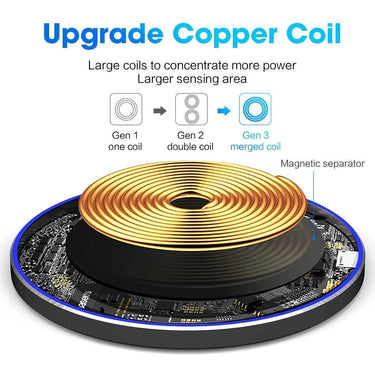 Ninja Dragon W9 30W Wireless Charging Pad - TechShopi